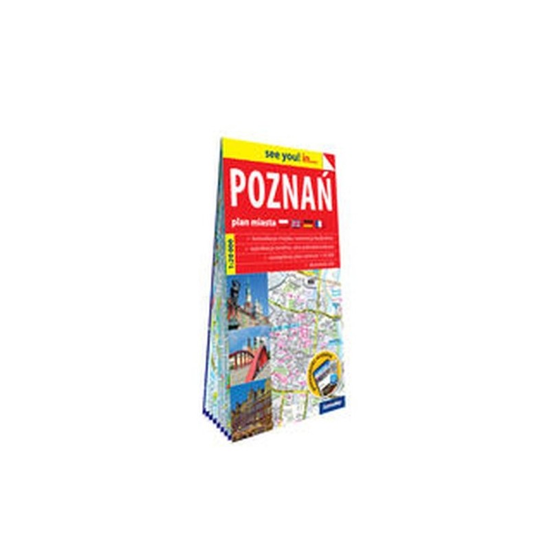 POZNAŃ PAPIEROWY PLAN MIASTA 1:20 000