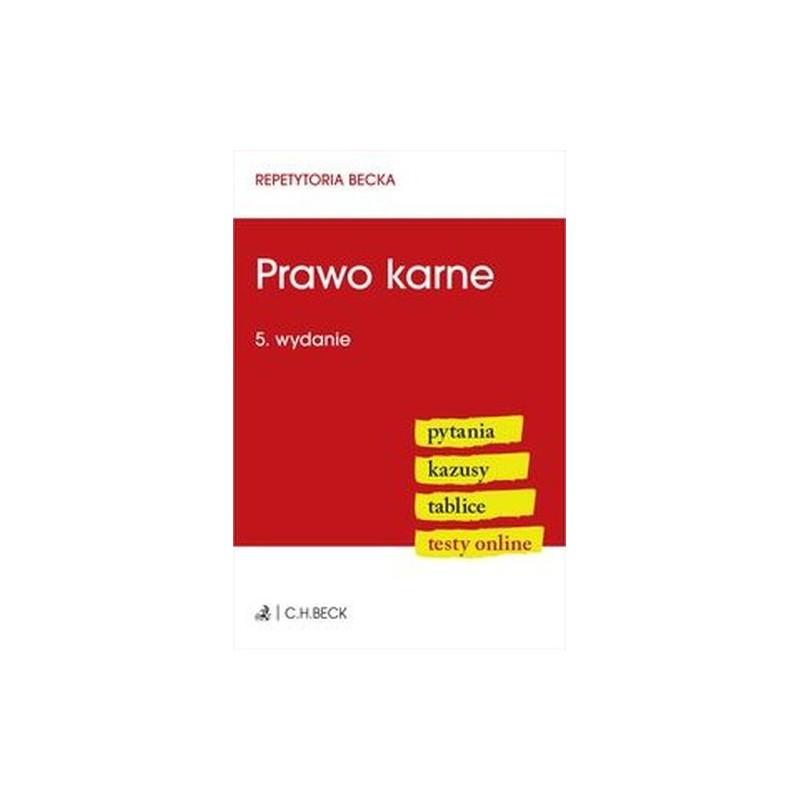 PRAWO KARNE. PYTANIA. KAZUSY. TABLICE. TESTY ONLINE