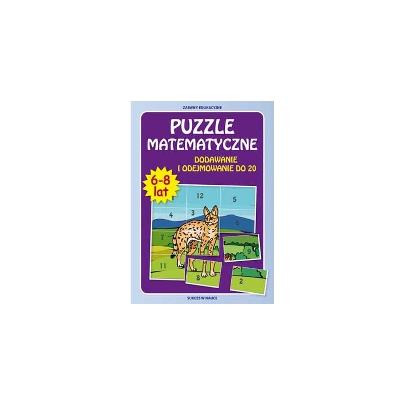 PUZZLE MATEMATYCZNE 6-8 LAT