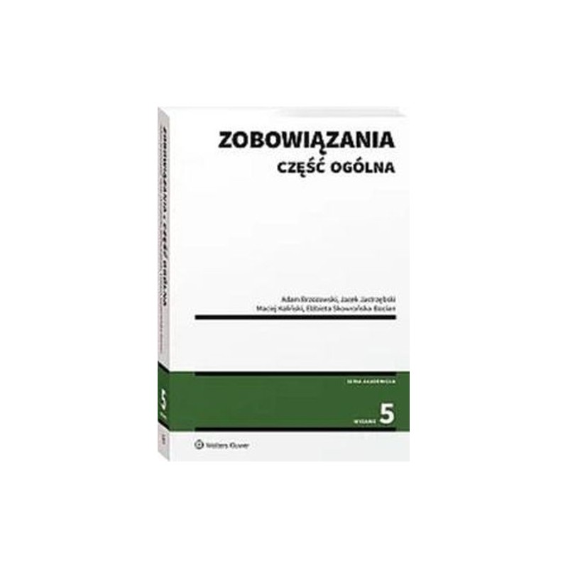 ZOBOWIĄZANIA CZĘŚĆ OGÓLNA