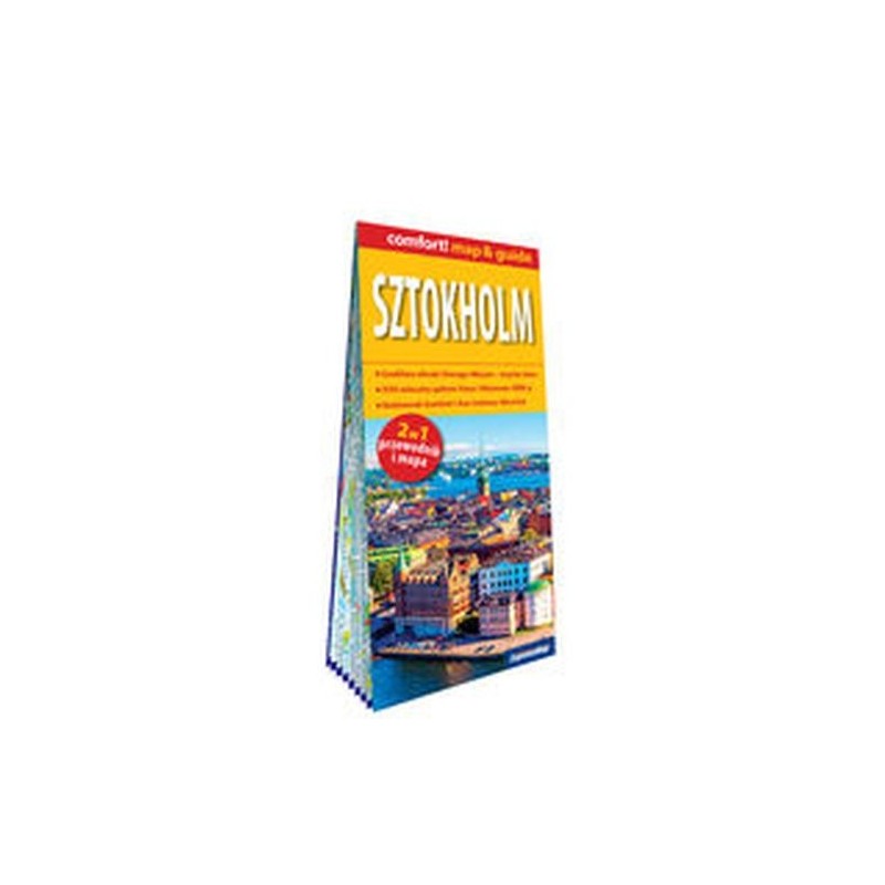 SZTOKHOLM LAMINOWANY MAPGUIDE 2W1 PRZEWODNIK I MAPA