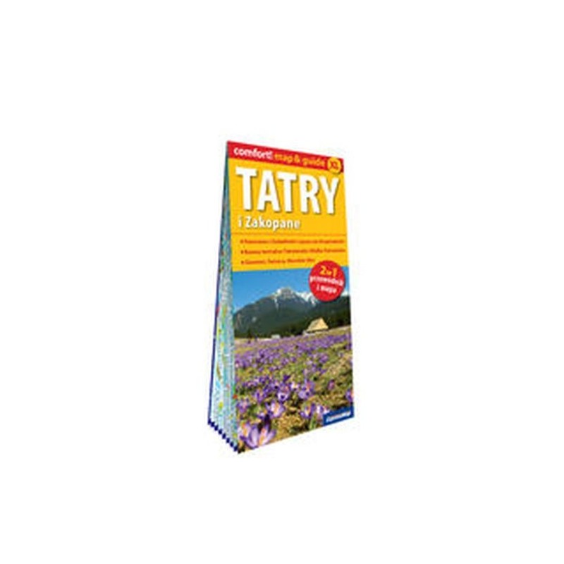 TATRY I ZAKOPANE LAMINOWANY MAPGUIDE 2W1 PRZEWODNIK I MAPA