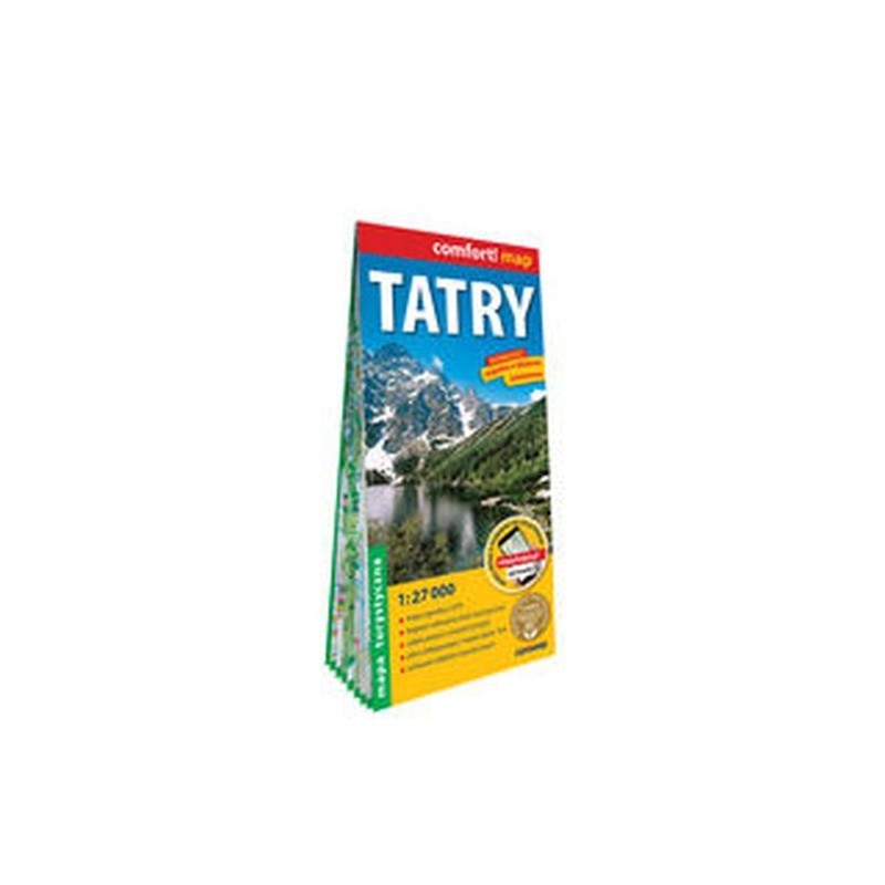 TATRY LAMINOWANA MAPA TURYSTYCZNA 1:27 000