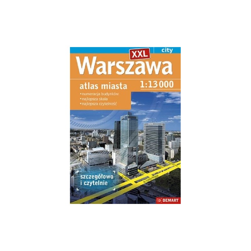 WARSZAWA XXL. ATLAS MIASTA 1:13 000