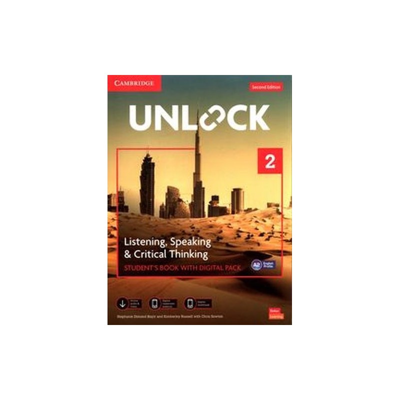 UNLOCK 2 LISTENING, SPEAKING AND CRITICAL THINKING STUDENTS BOOK WITH DIGITAL PACK