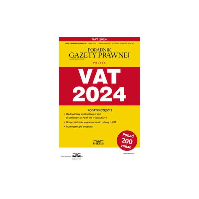 VAT 2024 PODATKI CZĘŚĆ 2