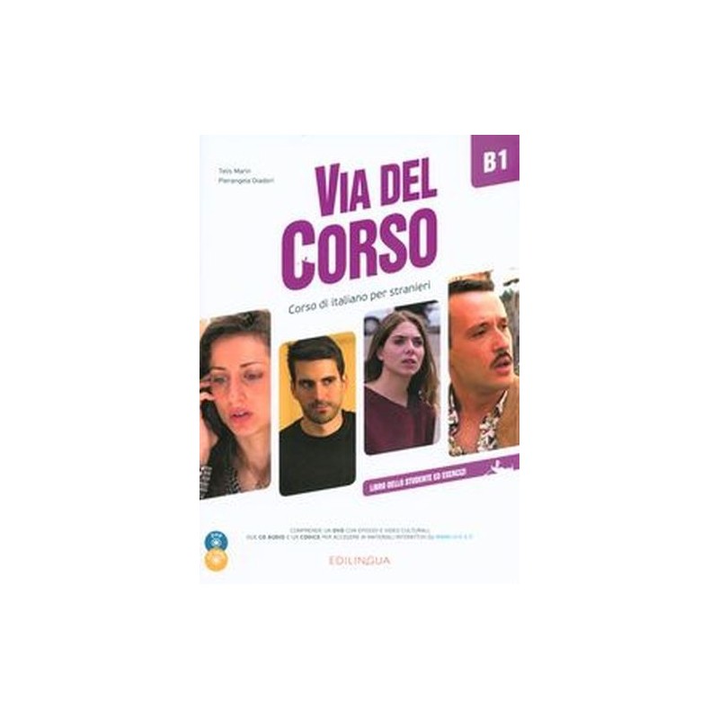 VIA DEL CORSO B1 LIBRO DELLO STUDENTE ED ESERCIZI + 2 CD + DVD