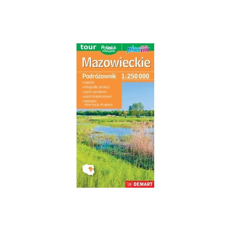 WIELKOPOLSKIE. PODRÓŻOWNIK 1:250 000. POLSKA NIEZWYKŁA. PLASTIK WYD. 2023/2024