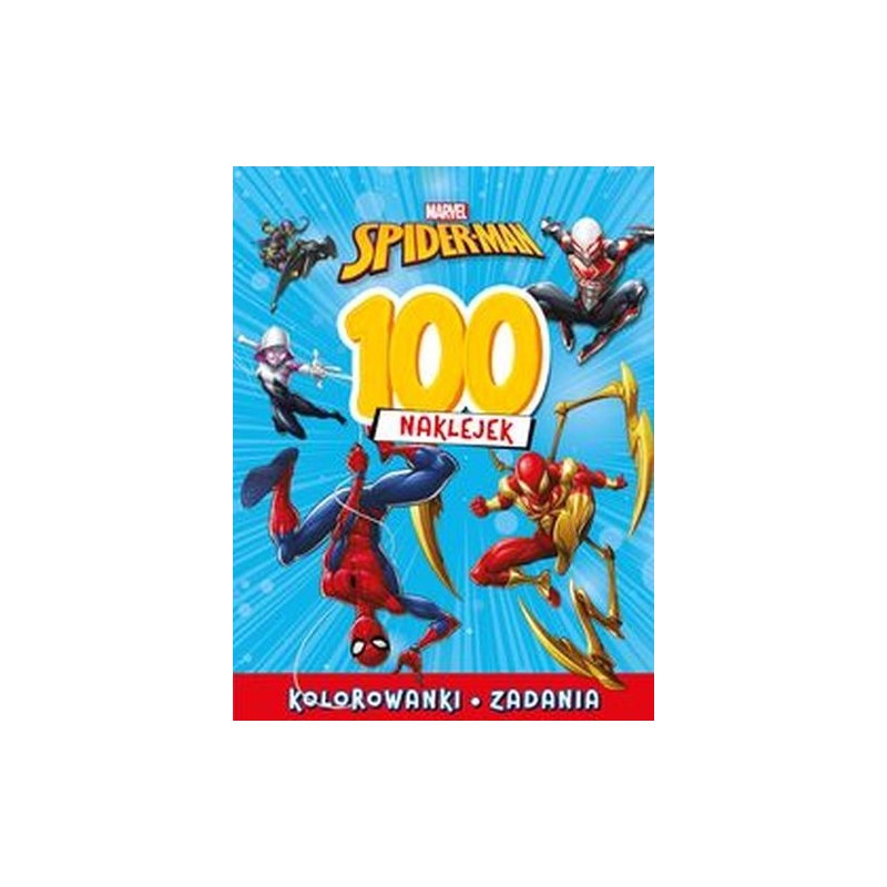 100 NAKLEJEK. MARVEL SPIDER-MAN