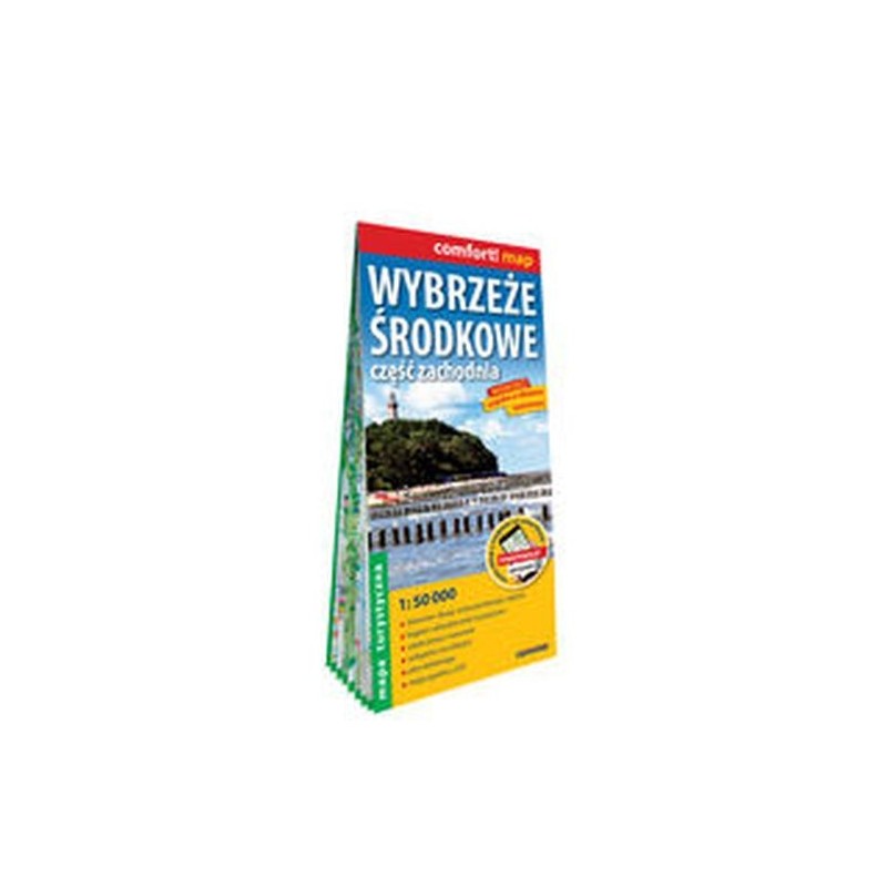 WYBRZEŻE ŚRODKOWE CZĘŚĆ ZACHODNIA  MAPA TURYSTYCZNA 1: 50 000