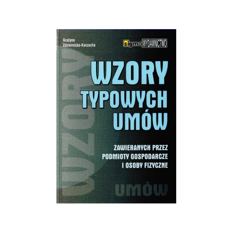 WZORY TYPOWYCH UMÓW