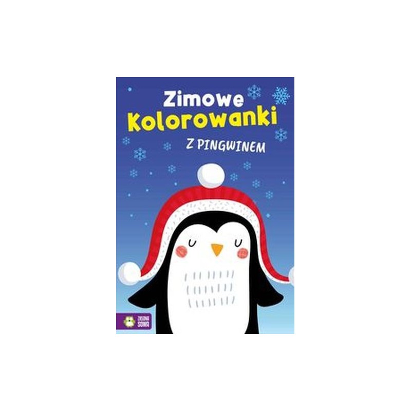 ZIMOWE KOLOROWANKI Z PINGWINEM