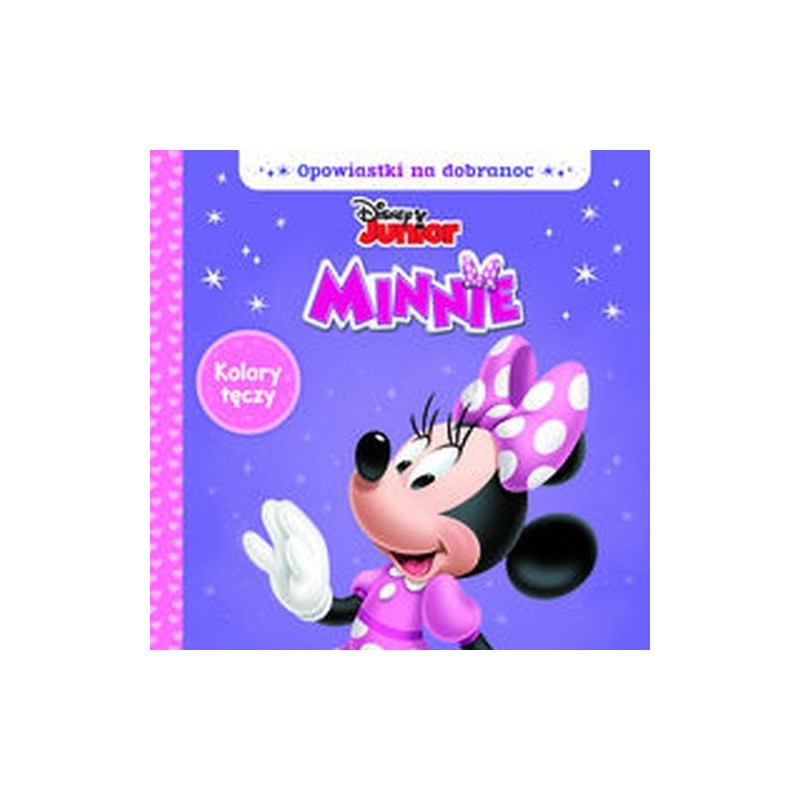 OPOWIASTKI NA DOBRANOC. DISNEY MINNIE. KOLOR TĘCZY