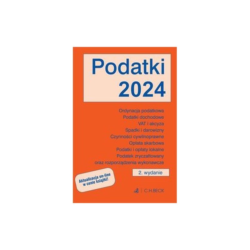 PODATKI 2024 Z AKTUALIZACJĄ ONLIE. WYDANIE 2.