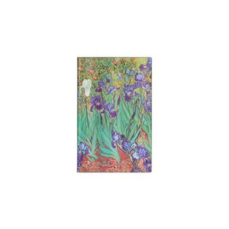 KALENDARZ PAPERBLANKS 2025 VAN GOGH?S IRISES MAXI TYGODNIOWY HOR FLEXI