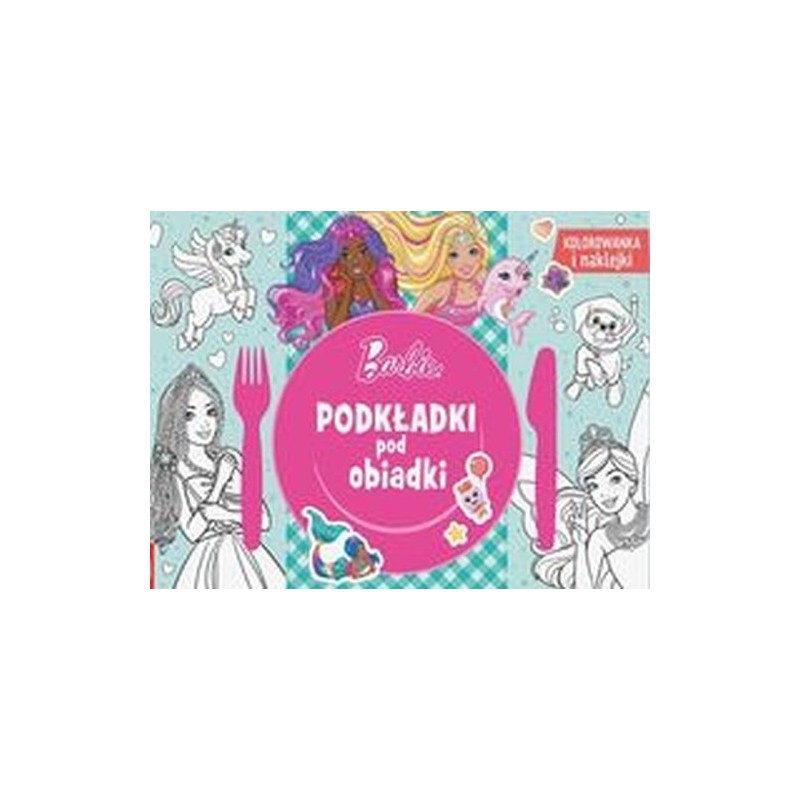 BARBIE DREAMTOPIA PODKŁADKI POD OBIADKI