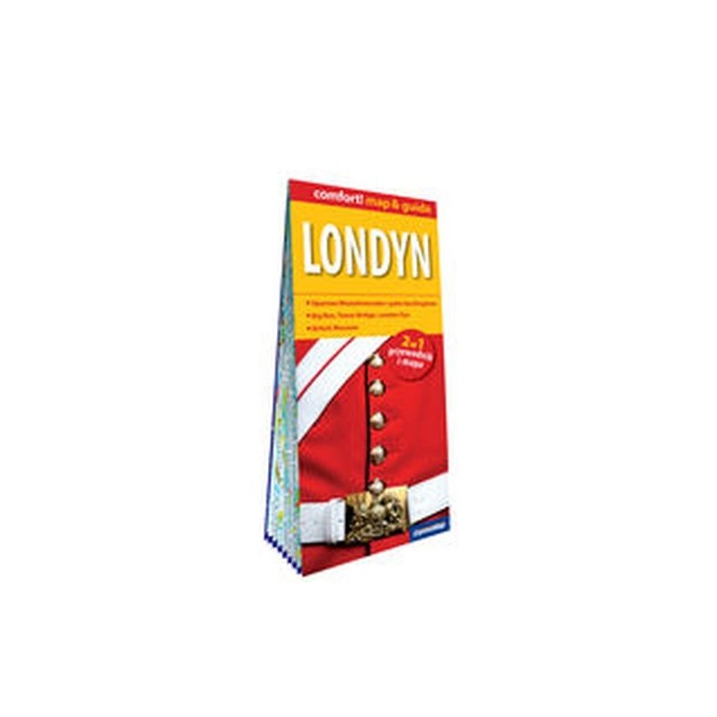 LONDYN LAMINOWANY MAPGUIDE 2W1 PRZEWODNIK I MAPA