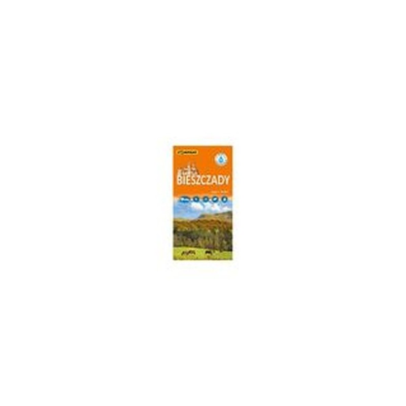 BIESZCZADY MAPA LAMINOWANA 1 : 50 000