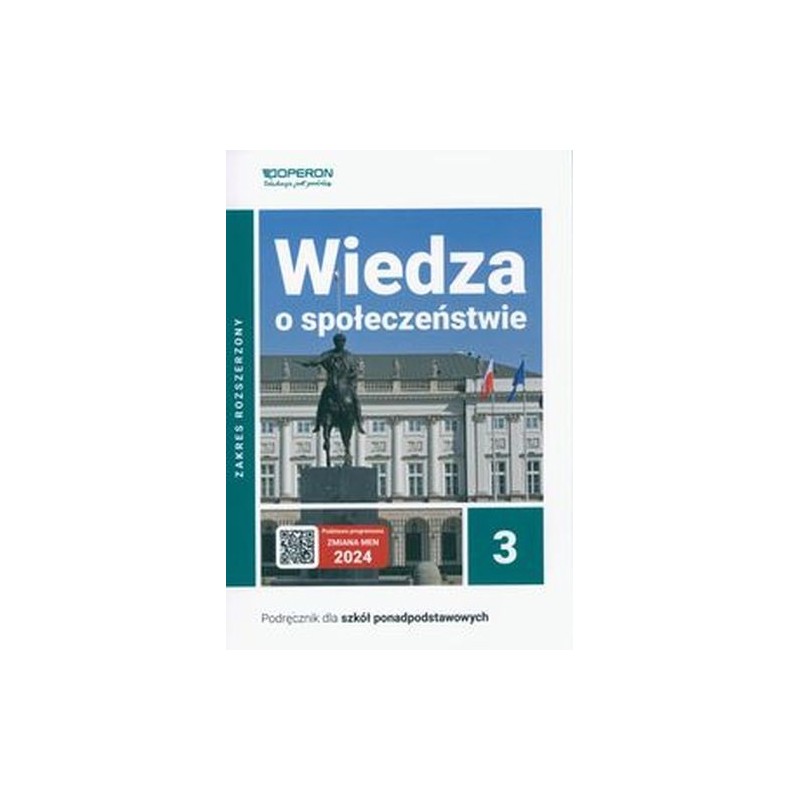 WIEDZA O SPOŁECZEŃSTWIE 3 PODRĘCZNIK ZAKRES ROZSZERZONY.