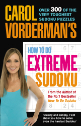 CAROL VORDERMANS HOW TO DO EXTREME SUDOKU - Vorderman Carol