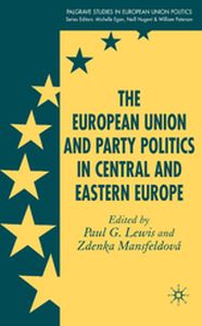 PALGRAVE STUDIES IN EUROPEAN UNION POLITICS - P. Mansfeldov Z. Lewis