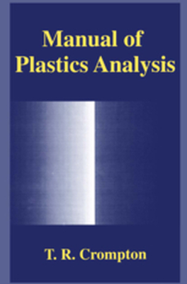 MANUAL OF PLASTICS ANALYSIS - T.r Crompton