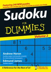 SUDOKU FOR DUMMIES VOLUME 2 - Heron Andrew
