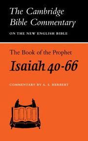THE BOOK OF THE PROPHET ISAIAH CHAPTERS 4066 - S. Herbert A.