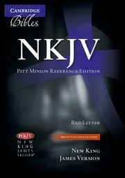 NKJV PITT MINION REFERENCE BIBLE BROWN GOATSKIN LEATHER REDLETTER TEXT NK446