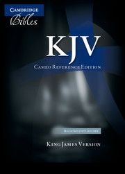 KJV CAMEO REFERENCE BIBLE BLACK IMITATION LEATHER REDLETTER TEXT KJ452:XR BL