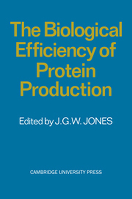 THE BIOLOGICAL EFFICIENCY OF PROTEIN PRODUCTION - G. W. Jones J.