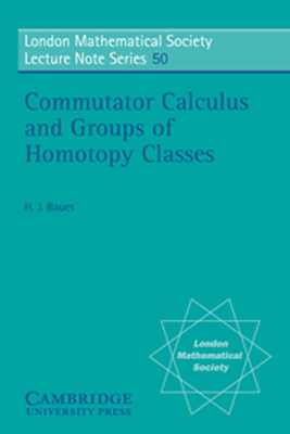 COMMUTATOR CALCULUS AND GROUPS OF HOMOTOPY CLASSES - Joachim Baues Hans