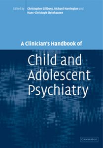A CLINICIANS HANDBOOK OF CHILD AND ADOLESCENT PSYCHIATRY - Gillberg Christopher