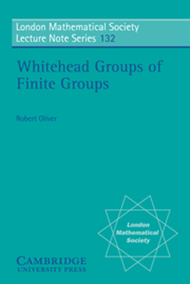 WHITEHEAD GROUPS OF FINITE GROUPS - Oliver Robert