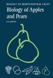 THE BIOLOGY OF APPLES AND PEARS - E. Jackson John