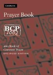 BOOK OF COMMON PRAYER ENLARGED EDITION BURGUNDY CP420 701B BURGUNDY