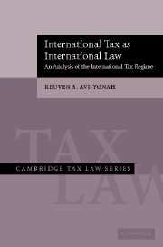 INTERNATIONAL TAX AS INTERNATIONAL LAW - S. Aviyonah Reuven