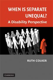 CAMBRIDGE DISABILITY LAW AND POLICY SERIES - Colker Ruth