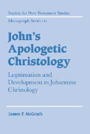 JOHNS APOLOGETIC CHRISTOLOGY - F. Mcgrath James