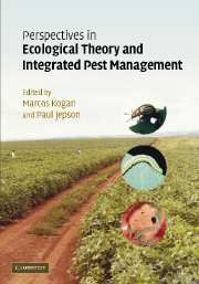 PERSPECTIVES IN ECOLOGICAL THEORY AND INTEGRATED PEST MANAGEMENT - Kogan Marcos