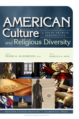 AMERICAN CULTURE AND RELIGIOUS DIVERSITY - Alhomoudi Fahad