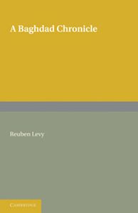 A BAGHDAD CHRONICLE - Levy Reuben