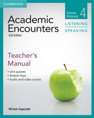 ACADEMIC ENCOUNTERS LEVEL 4 TEACHERS MANUAL LISTENING AND SPEAKING - Espeseth Miriam