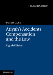 ATIYAHS ACCIDENTS COMPENSATION AND THE LAW - Cane Peter