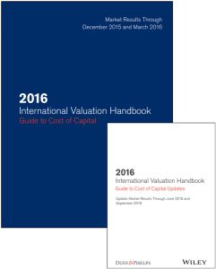 2016 INTERNATIONAL VALUATION HANDBOOK –: GUIDE TO COST OF CAPITAL + SEMIANN - J. Grabowski Roger