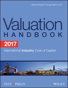 2017 VALUATION HANDBOOK –: INTERNATIONAL INDUSTRY COST OF CAPITAL - J. Grabowski Roger