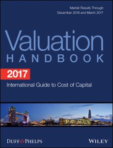 2017 VALUATION HANDBOOK –: INTERNATIONAL GUIDE TO COST OF CAPITAL - J. Grabowski Roger