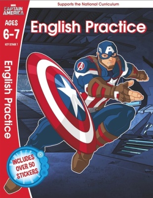 CAPTAIN AMERICA: ENGLISH PRACTICE. AGES 6-7