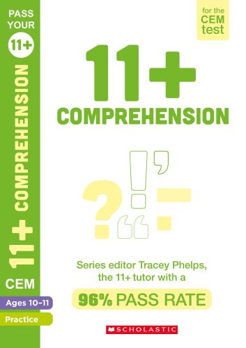 11+ ENGLISH COMPREHENSION PRACTICE AND ASSESSMENT FOR THE CEM TEST AGES 10-11 -  Phelps