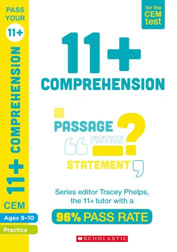 11+ ENGLISH COMPREHENSION PRACTICE AND ASSESSMENT FOR THE CEM TEST AGES 09-10 -  Phelps